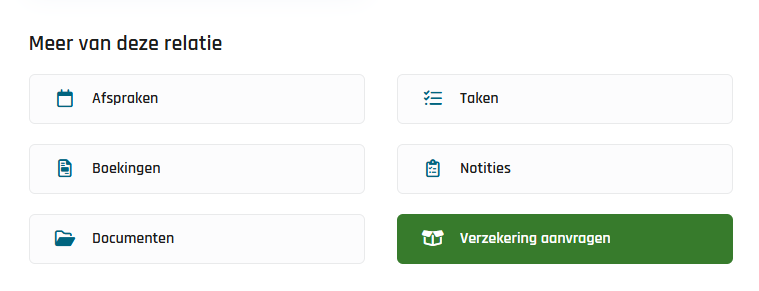 De knop Verzekering aanvragen in Mijn Nedasco